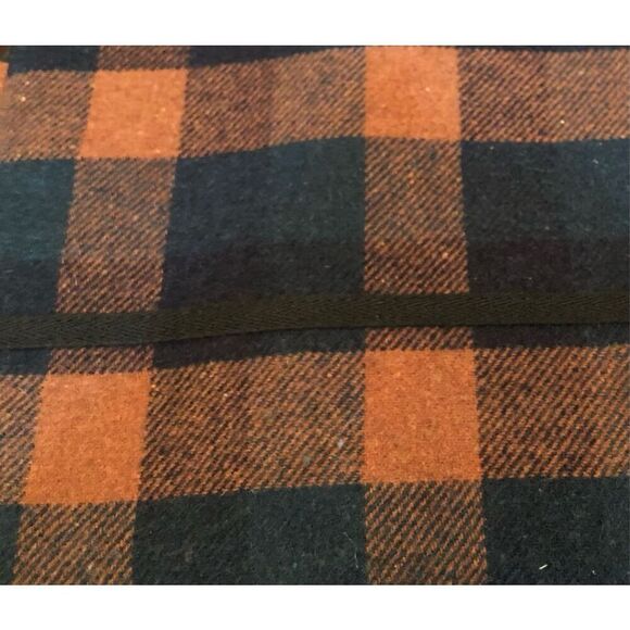 BUFFALO PLAID - NWT - Padded Brown & Black Wool Laptop Sleeve - 16" Diagonal - Picture 3 of 6